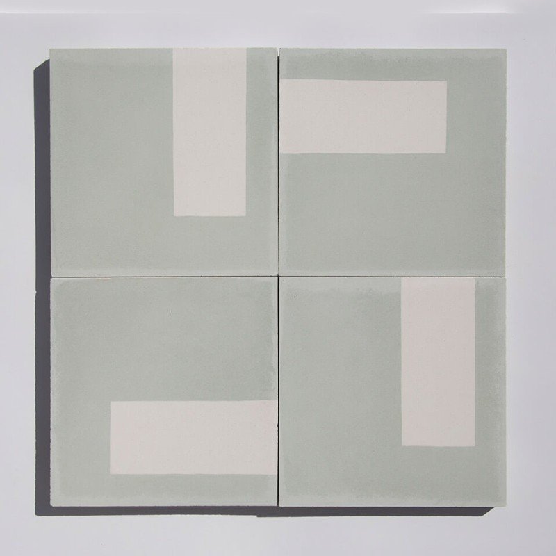 Patch cement tile designed by Glazentile