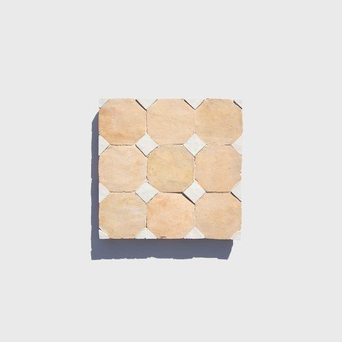 Natural pearl pattern zellige designed by Glazentile