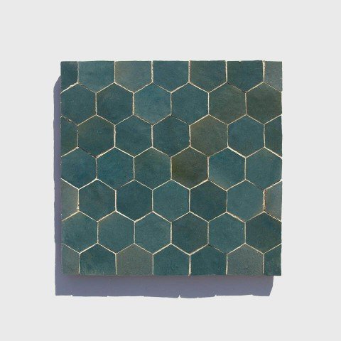Honeycomb pattern zellige designed by Glazentile