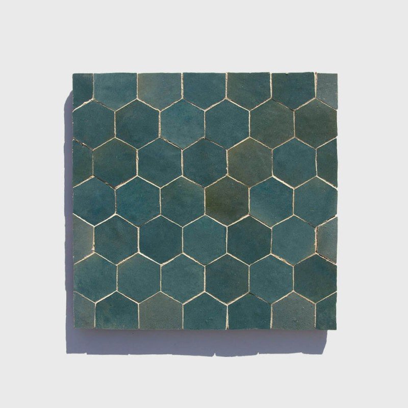 Honeycomb pattern zellige designed by Glazentile
