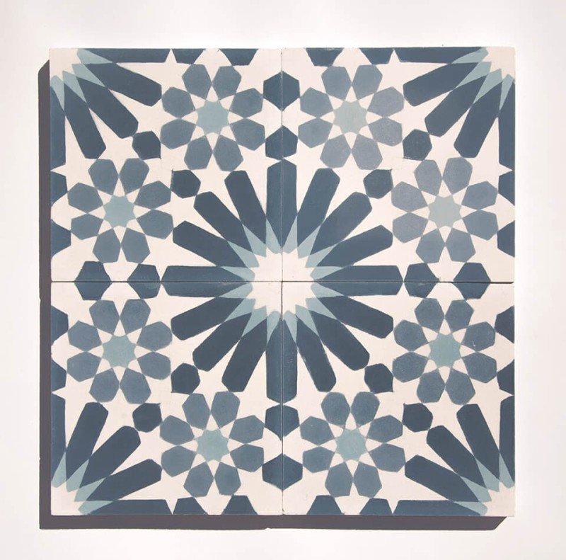 Andalusian cement tile designed by Glazentile