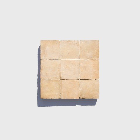 Terracotta 4in 10cm zellige tiles from Morocco designed by Glazentile
