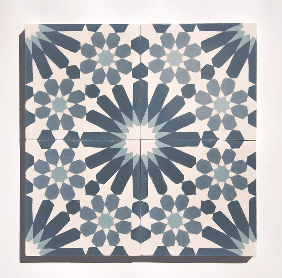Andalusian cement tile designed by Glazentile