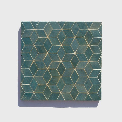 Cube pattern zellige designed by Glazentile